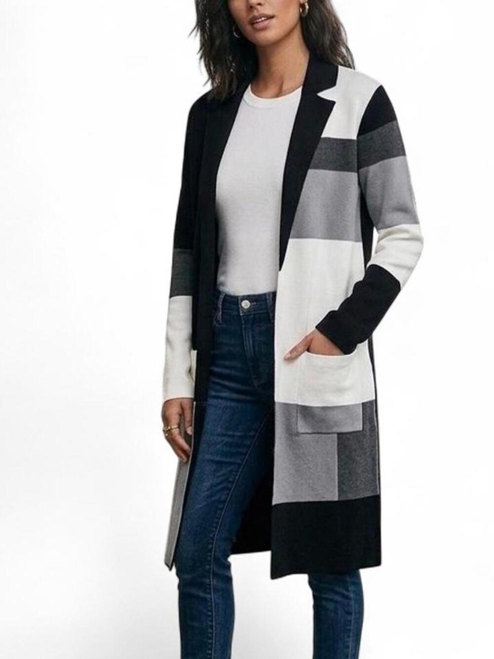 Calvin Klein Colorblock Sweater‎ Jacket